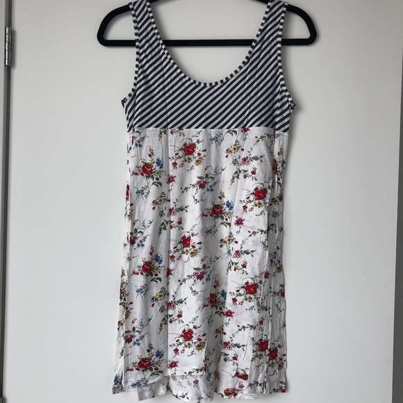 Cute spring floral striped tank Mimi & Coco size L - Picture 5 of 5